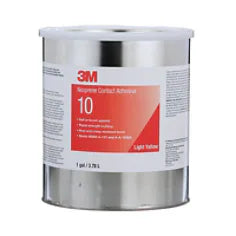 3M Neoprene Contact Adhesive 10, Light Yellow, 1 Gallon