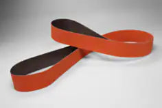3M Cloth Belt 747D, 80 X-weight, 1 in x 9-3/8 in, Fabri-lok,Single-flex (250 Pack)