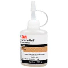 3M Scotch-Weld Instant Adhesive CA8, Clear, 1 fl oz,
