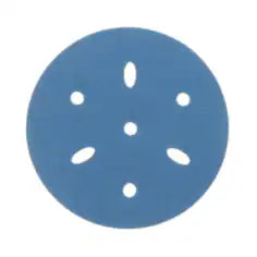 3M Hookit Blue Abrasive Disc 321U, 36151, 3 in, 400, Multi-hole, 50 Discs/Carton