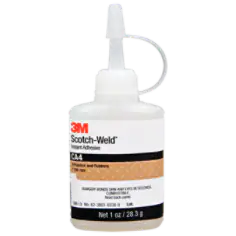 3M Scotch-Weld Instant Adhesive CA40, Clear, 1 fl oz,