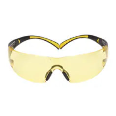 3M SecureFit Safety Glasses SF403SGAF-YEL, Yellow/Black, Amber Scotchgard Anti-fog Lens 20 EA/Case