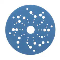3M Hookit Blue Abrasive Disc 321U, 36168, 5 in, 600, Multi-hole, 50 Discs/Carton