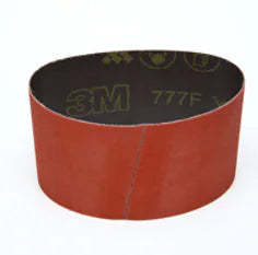 3M Cloth Belt 777F, P120 YF-weight, 3-1/2 in x 15-1/2 in, Fabri-lok, L-flex (50 Pack)