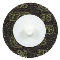 3M Roloc Disc 777F, 36 YF-weight, TR, 2 in, Die R200P 50/Pack