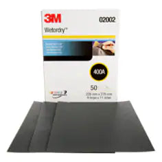 3M Wetordry Abrasive Sheet 413Q, 02002, 400, 9 in x 11 in