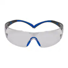 3M SecureFit Safety Glasses SF407SGAF-BLU, Blue/Gray, I/O Gray Scotchgard Anti-fog Lens 20 EA/Case