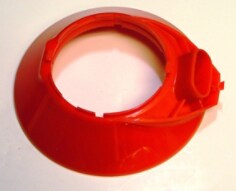 3M Random Orbital Sander - Two-Hand Multihole Shroud Red 30345, 6 in