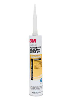 3M Marine Adhesive Sealant 3000 UV, White, 290 mL Cartridge