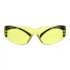 3M SecureFit 100 Series SF103AF-BLK, Black Temples, Amber Anti-Fog/Anti-Scratch Lens 20 EA/Case