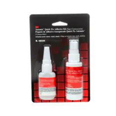 3M Quick Fix Adhesive 08224, Kit 0.7 oz adhesive/2.0 oz accelerator Bottles