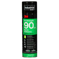 3M Hi-Strength Spray Adhesive 90CA, Low VOC <25%, Clear, 24 fl oz (Net Wt 19 oz)
