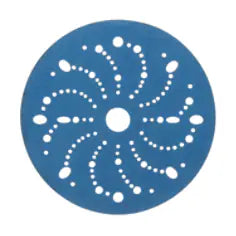 3M Hookit Blue Abrasive Disc 321U, 36175, 6 in, 150, Multi-hole, 50 Discs/Carton