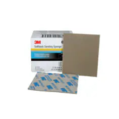 3M Softback Sanding Sponge 02601, 115 mm x 140 mm (4 1/2 in x 5 1/2 in), Ultrafine, 20 Sponges/Pack