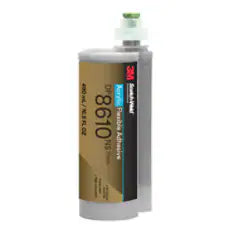 3M Scotch-Weld Flexible Acrylic Adhesive DP8610NS, Black, 490 mL Duo- Pak