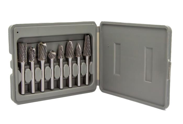 8 Piece Carbide Bur Set (SA5, SC3, SC5, SD5, SF3, SF5, G3 & SL4)