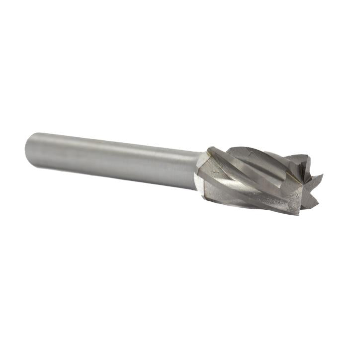 SB-3NF 3/8" X 3/4" Cylindrical End Cut Carbide Bur 1/4" Shank for Aluminum