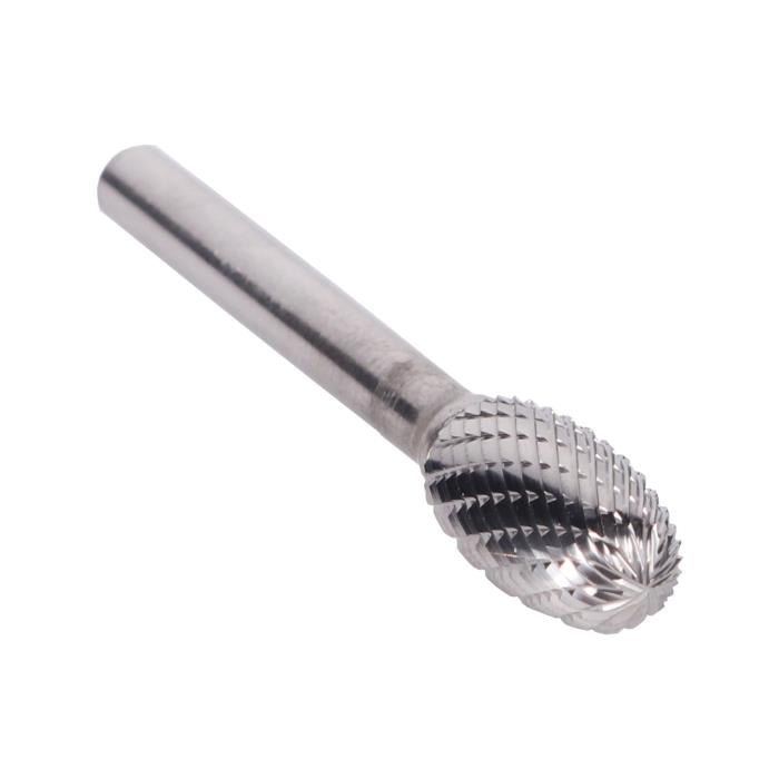 SE-1 1/4" X 3/8" Oval Carbide Bur 1/4" Shank