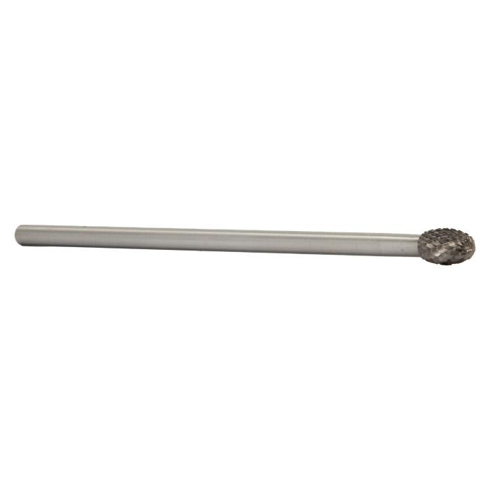 SE-1 1/4" X 3/8" X 6" Long Shank Oval Carbide Bur 1/4" Shank