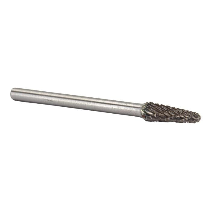 SL-81 3/16" X 7/16" Cone 14 Taper Carbide Bur 3/16" Shank