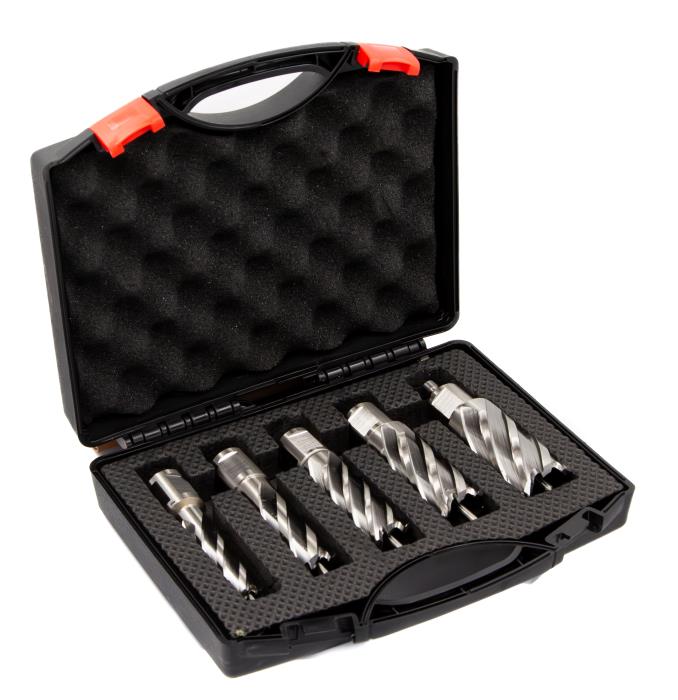 Annular Cutter Set 5 Pieces 2 Inch Depth of Cut