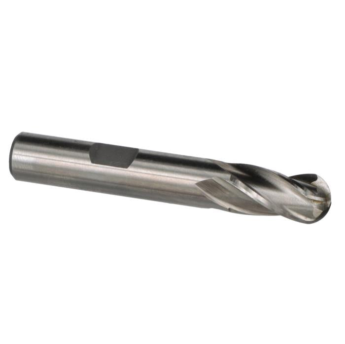 3/8" X 3/8" HSS 4 Flute Single End Ball End Mill