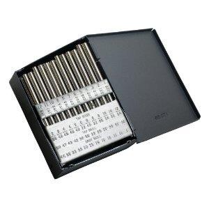 60 Piece HSS Jobber Length Drill Bit Blank, #1 - #60