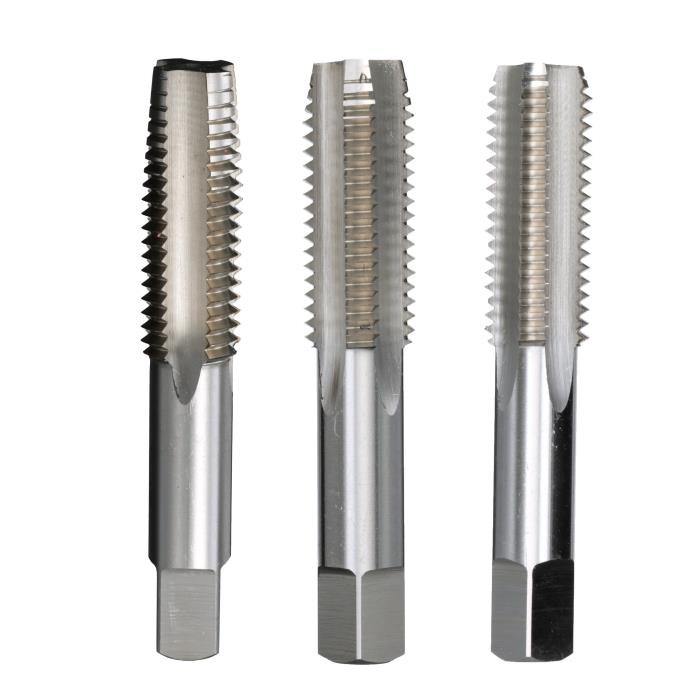 3/8"-16 UNC HSS Left 4 Flute Tap Set