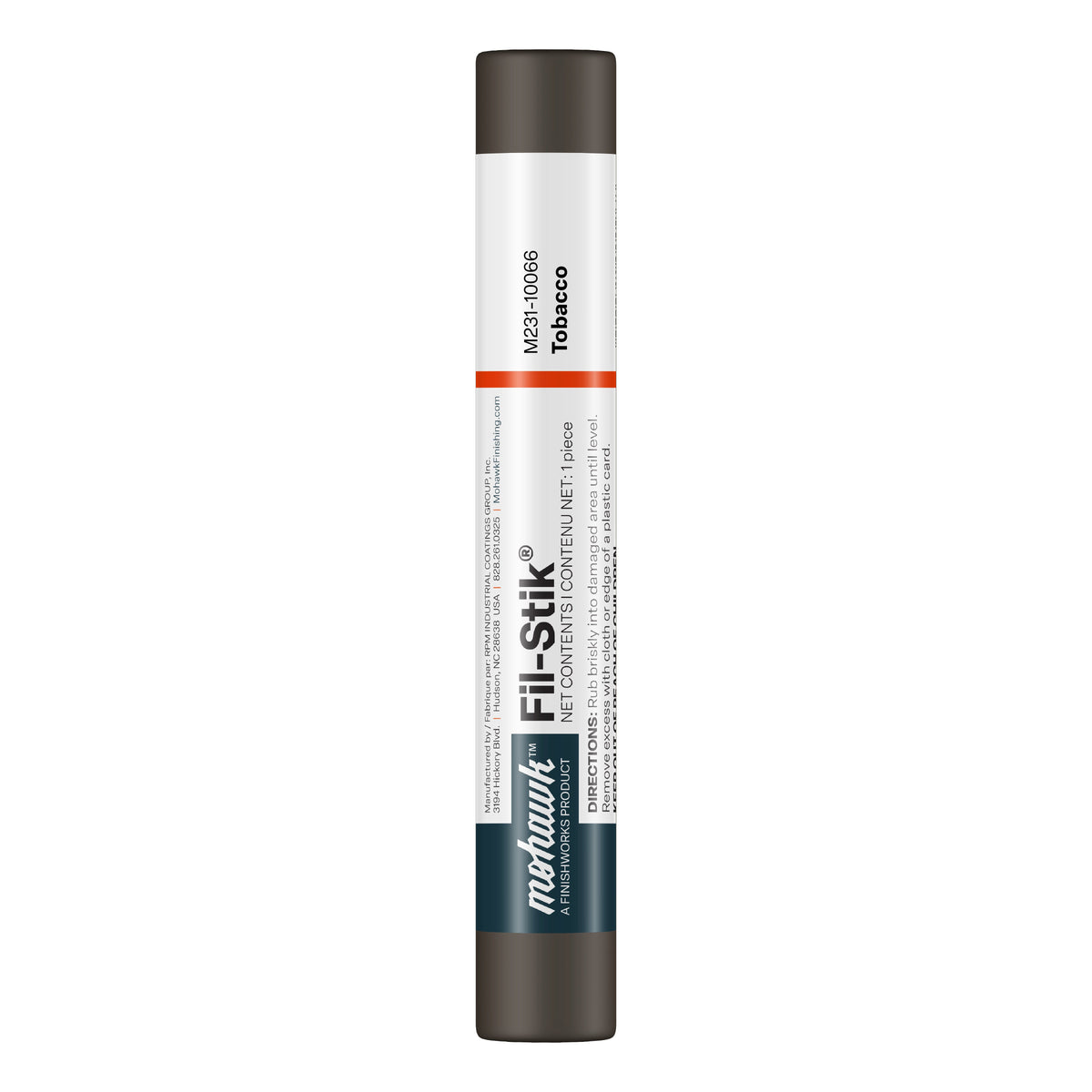 Mohawk Tobacco Fil-Stik wax putty stick for wood repair
