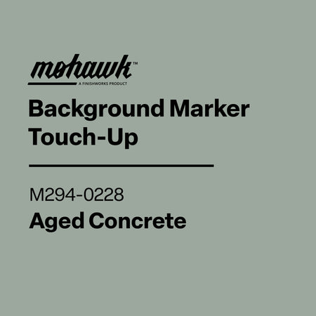 Mohawk Background Marker Touch-Up label for Repose Grey on a gray background