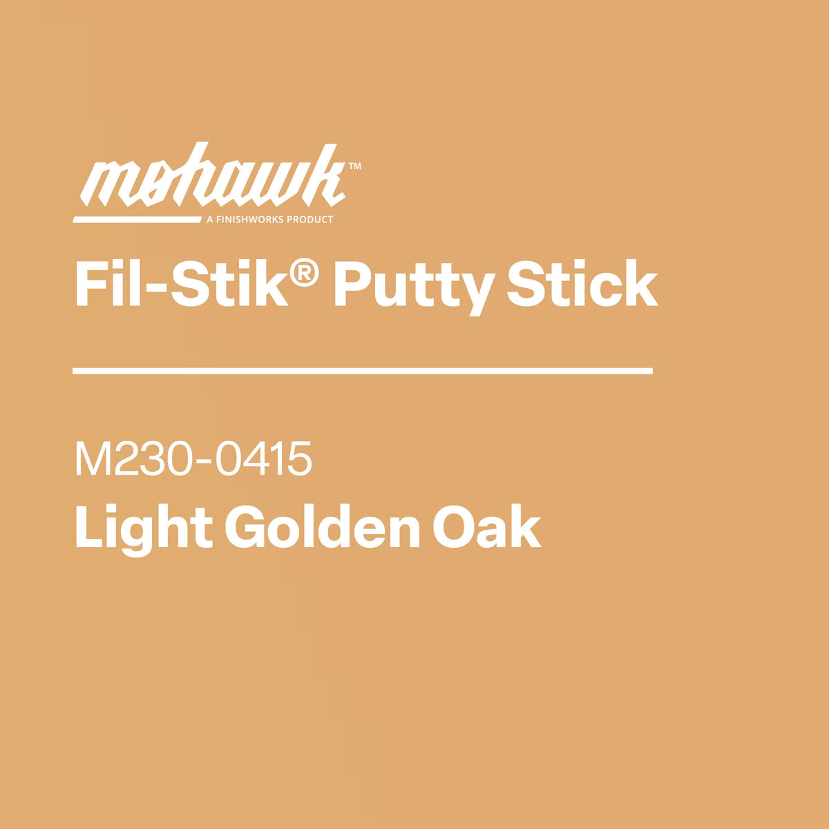 Mohawk M230-0415 Light Golden Oak furniture scratch and nick touch-up stick