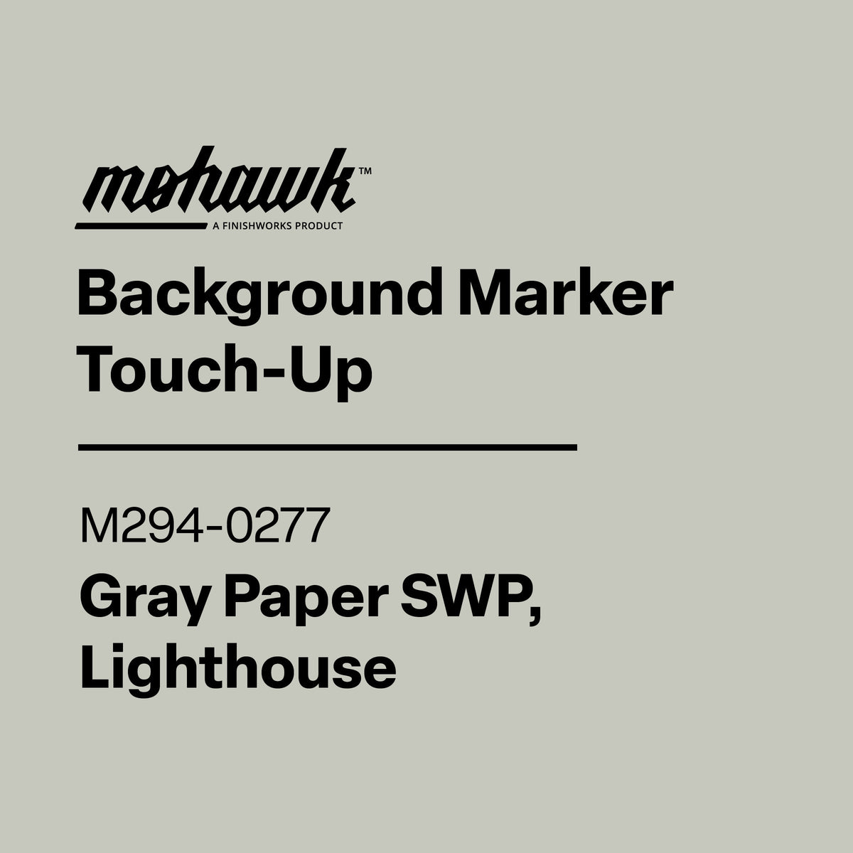 Mohawk M294-0277 Gray Paper furniture scratch repair marker