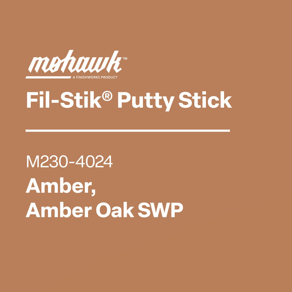 Mohawk Amber Amber Oak SWP Fil-Stik wax putty stick for wood repair
