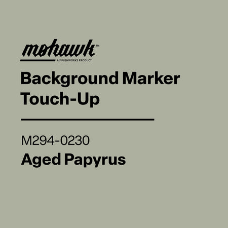 Mohawk Background Marker Touch-Up label for Repose Grey on a gray background