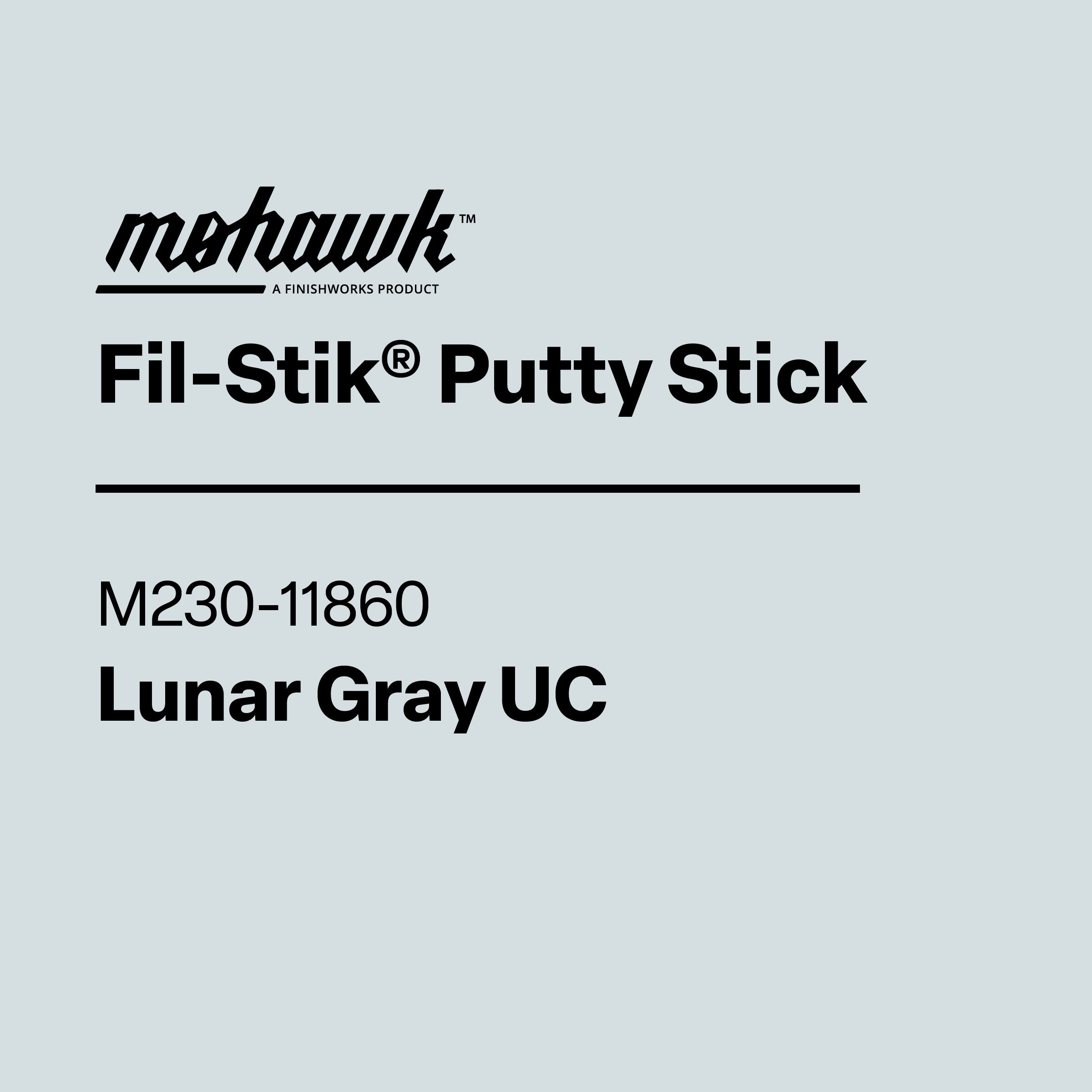 Mohawk M230-11860 Lunar Gray UC furniture scratch and nick touch-up stick