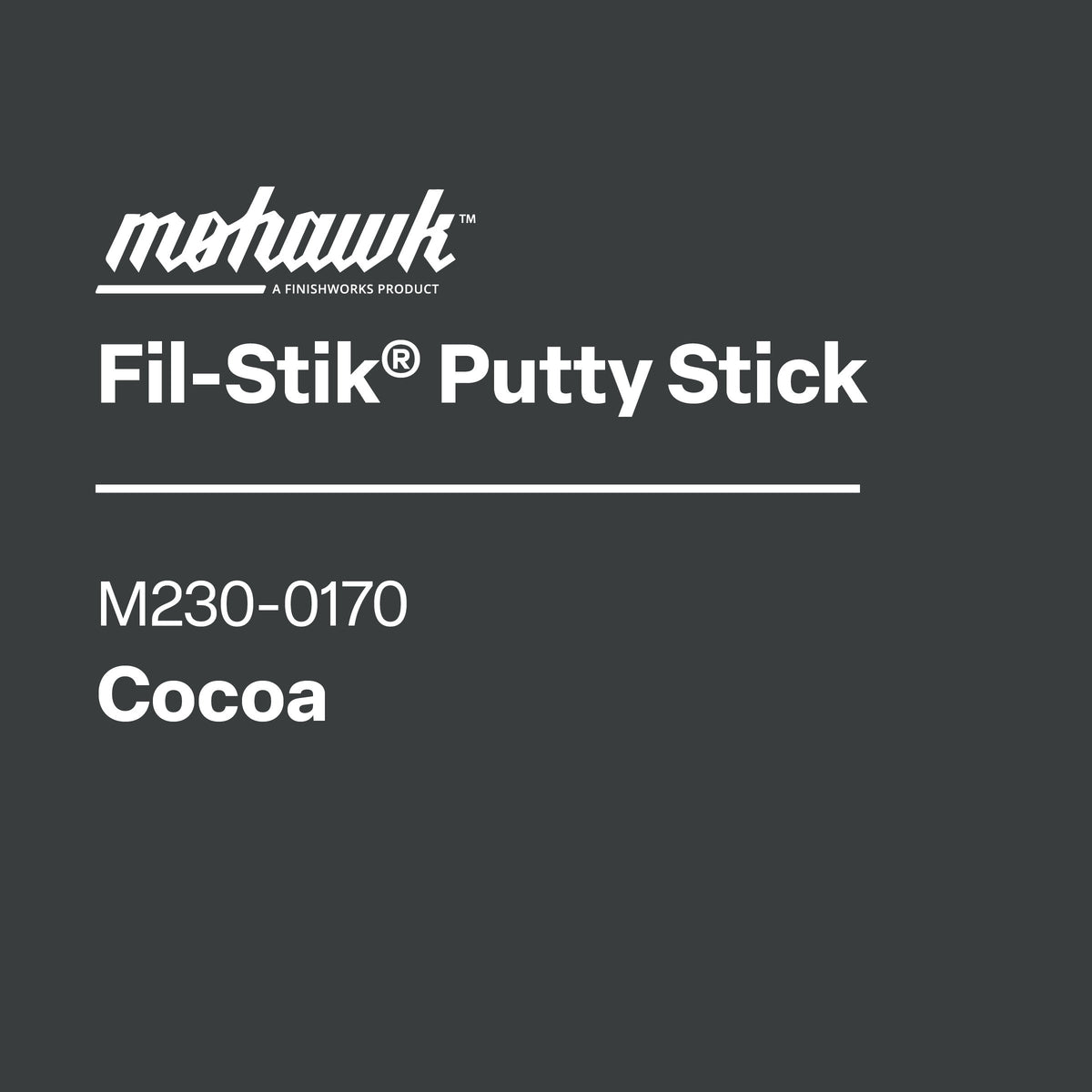 Mohawk M230-0170 Cocoa furniture scratch and nick touch-up stick