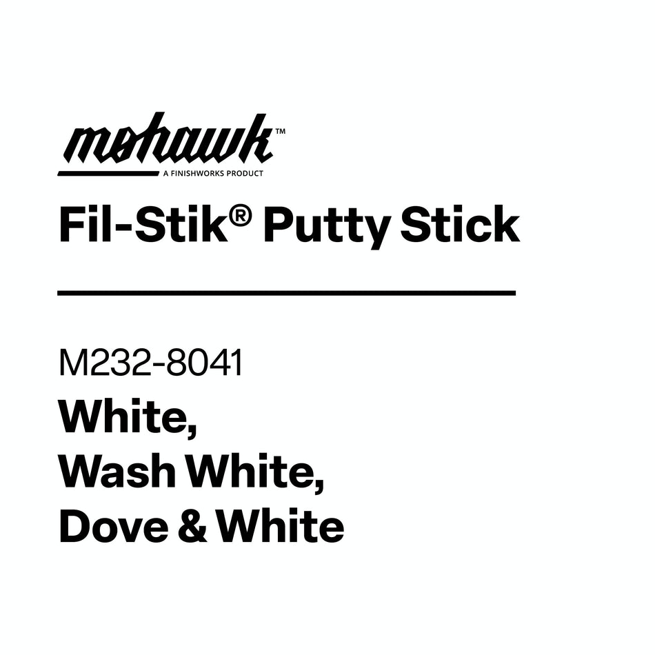 Mohawk M232-8041 White furniture scratch and nick touch-up stick