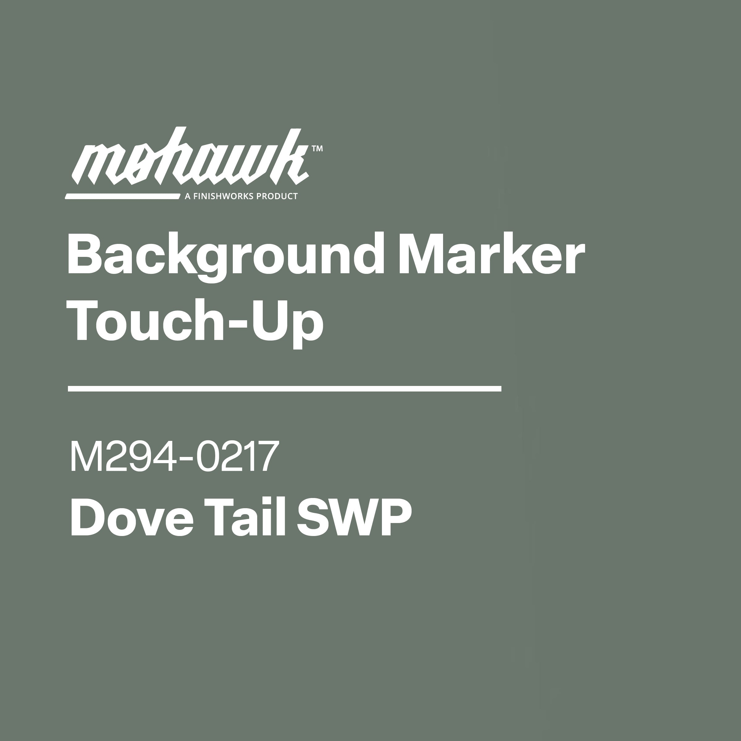 Mohawk Background Marker Touch-Up label on a gray background