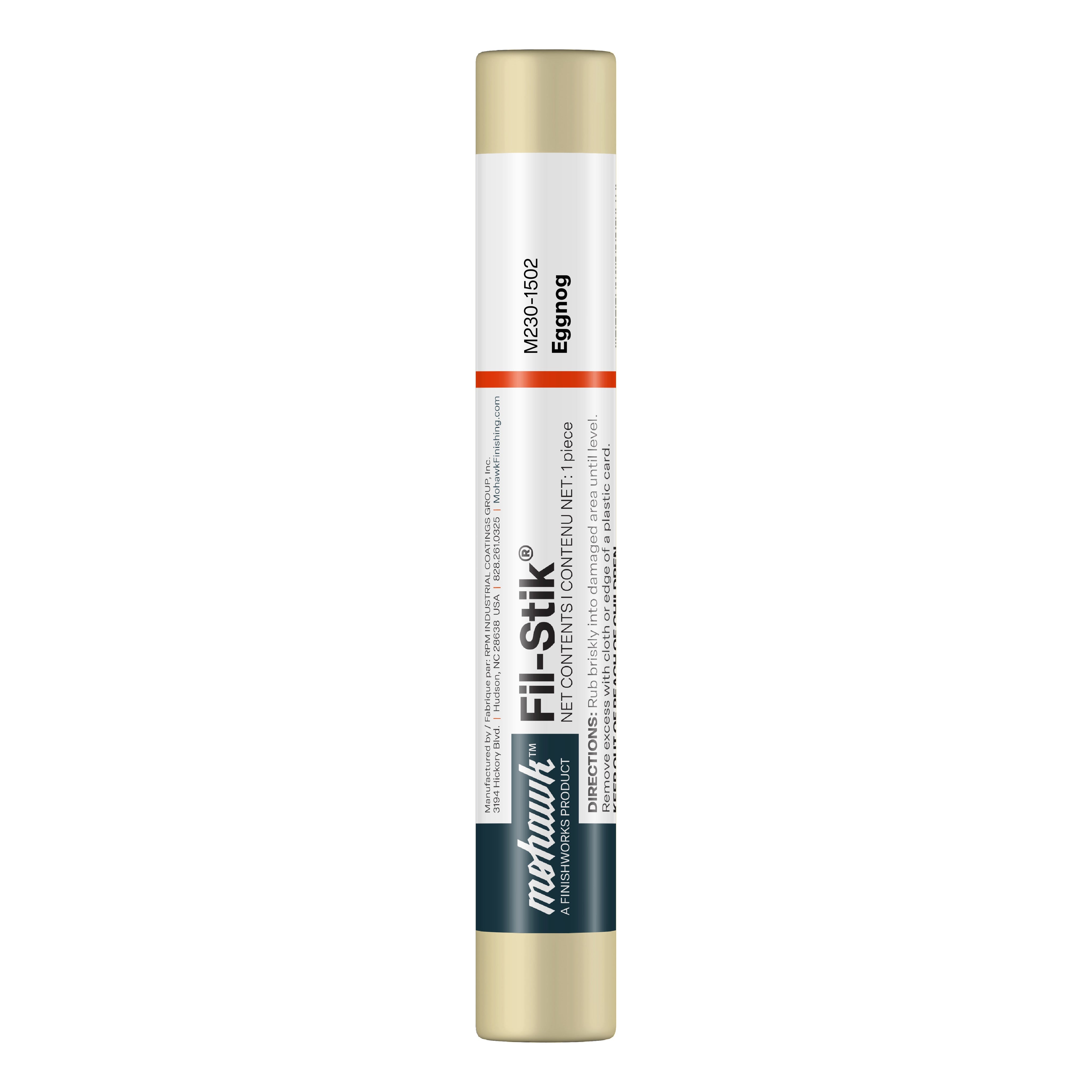 Mohawk Eggnog Fil-Stik wax putty stick for wood repair