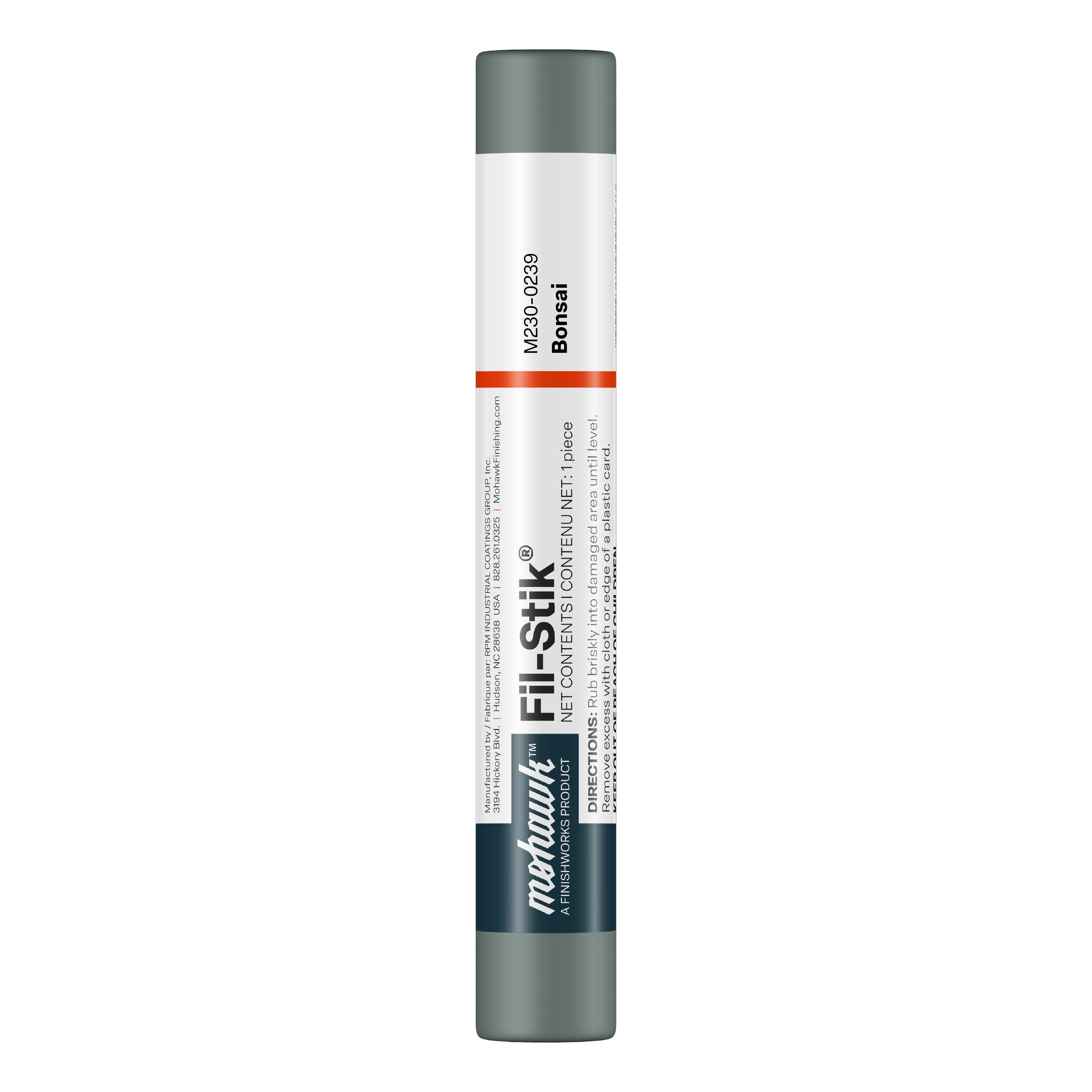 Mohawk Bonsai Fil-Stik wax putty stick for wood repair
