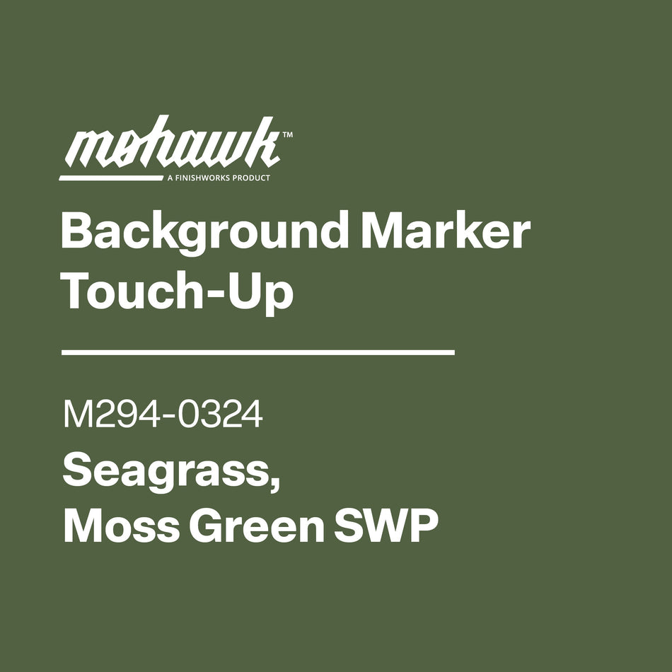 Mohawk Background Marker Touch-Up label on a green background