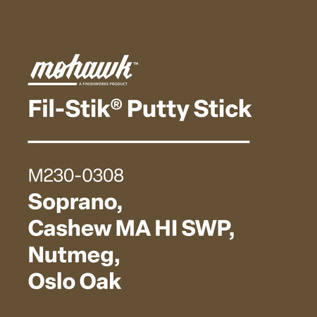 Mohawk M230-0308 Soprano Nutmeg furniture scratch and nick touch-up stick