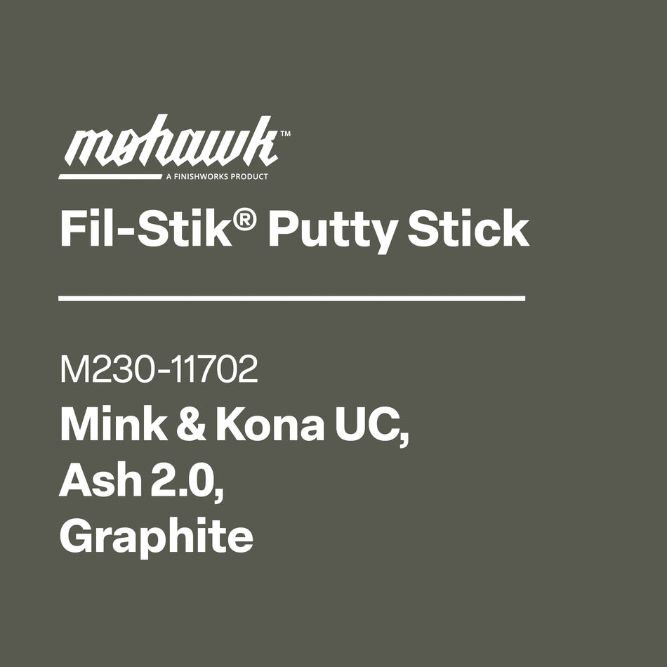 Mohawk Fil-Stik Mink & Kona Uc, Ash 2.0, Graphite