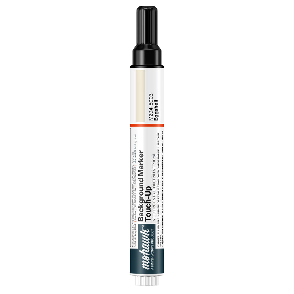 Mohawk Eggshell background marker touch-up pen for wood finish repair