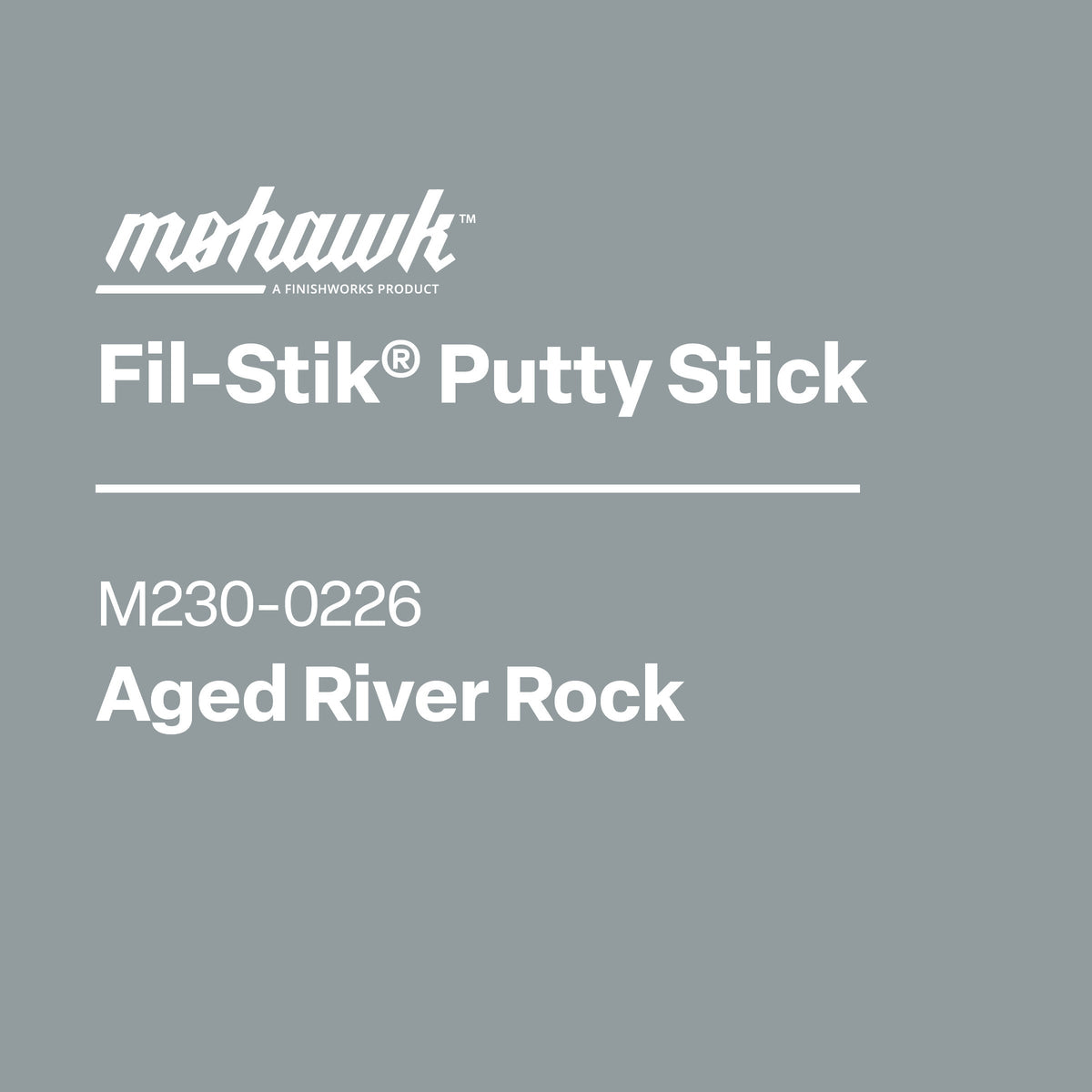 Mohawk M230-0226 Aged River Rock furniture scratch and nick touch-up stick