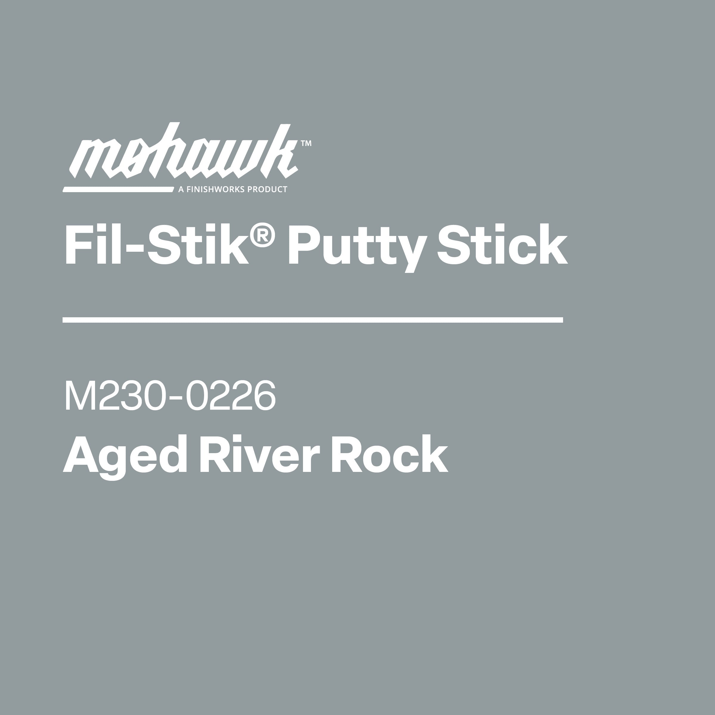 Mohawk M230-0226 Aged River Rock furniture scratch and nick touch-up stick