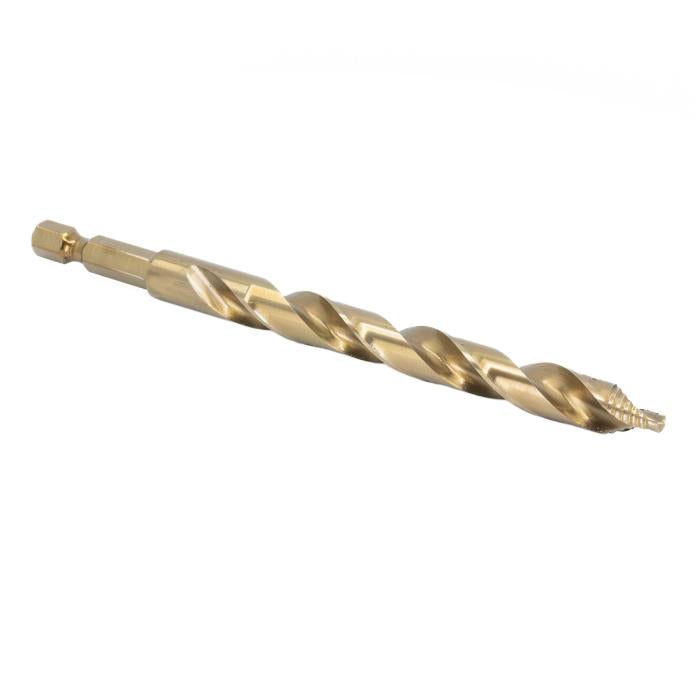 9/32" Cobalt Stepped Drill Bit with Quick Change Hex Shank