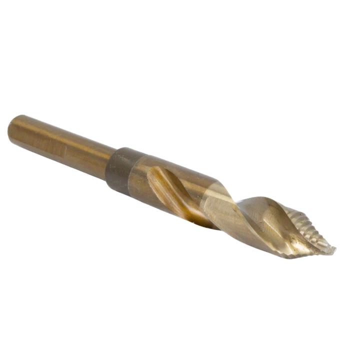 39/64" Cobalt Stepped Drill Bit with 1/2" Reduced Shank