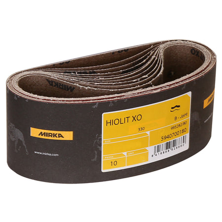 Mirka HIOLIT XO 3 in x24 in P220 T-Joint, 10 Belts/Box