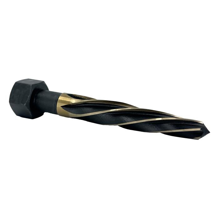 9/16" Extra Long Magnetic Black & Gold Hex Shank Bridge Reamer